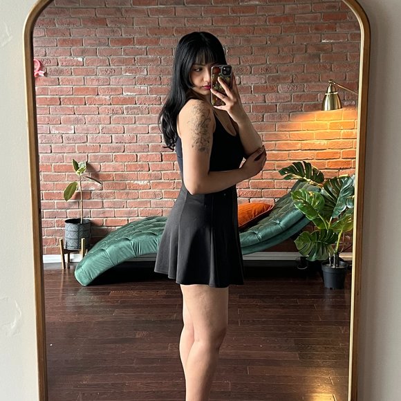 Twik Black Skater Skirt - Picture 2 of 3